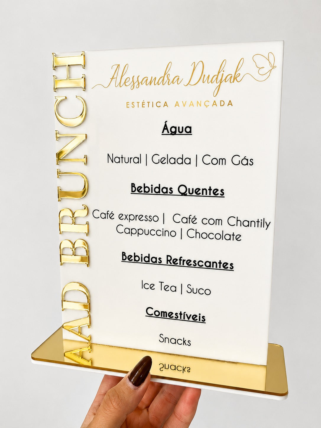 Menu Retangular Personalizado