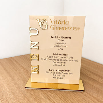 Menu Retangular Personalizado