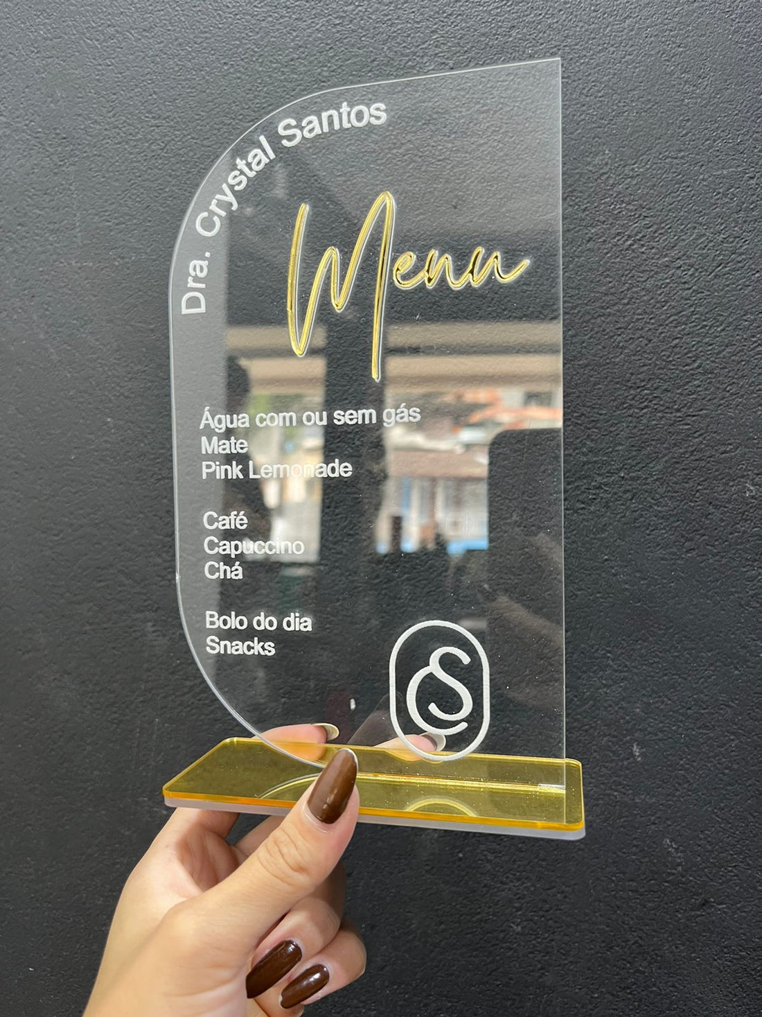 Menu Semi Oval Personalizado