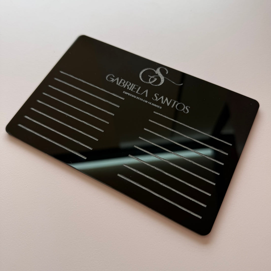 Placa organizadora de cílios