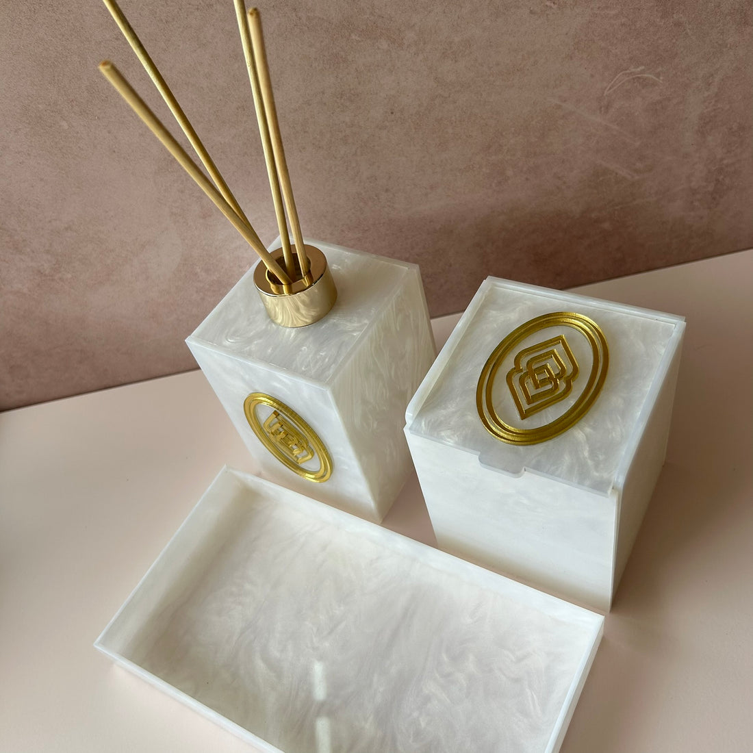 Kit lavabo DIFUSOR + POTINHO + BANDEJA