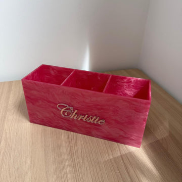 Organizador de pincéis triplo