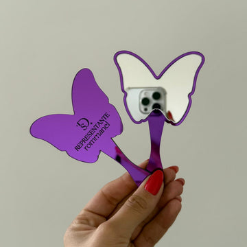 Mini espelho borboleta prime