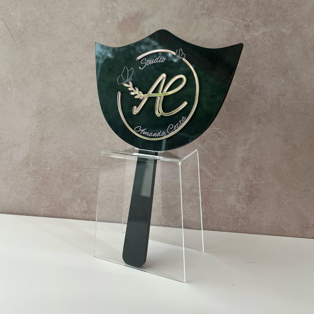 Espelho destacador DUPLO LUXO + SUPORTE